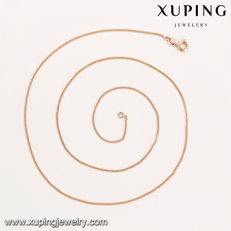 43887 Hottest Xuping Fashion Jewelry 18K Gold-Plated Flower Women Necklace in Environmental Copper Alloy