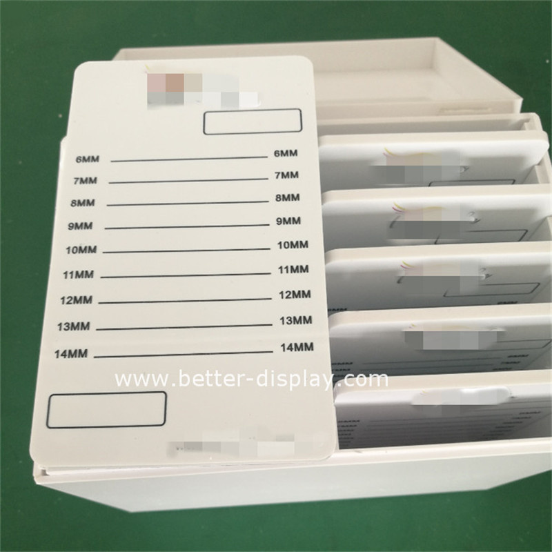 Custom Acrylic White Eyelash Large Box Btr-B7007