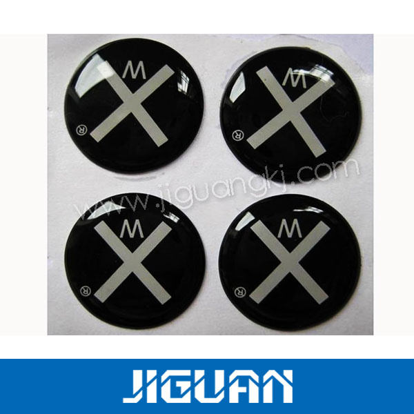 Custom Full Color Printing Indoor Use Epoxy Dome Label Sticker