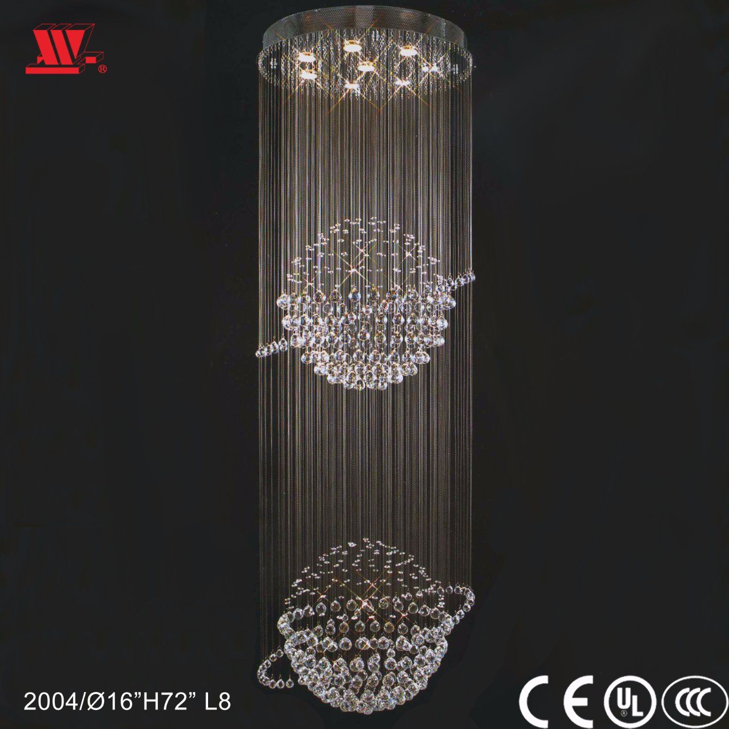 Crystal Pendant Lamp 2004A-16