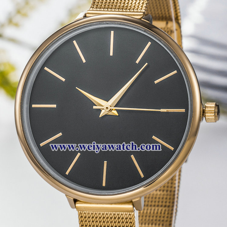 OEM Custom Ladies Quartz Wist Watches, Lady Watch (WY-17037B)