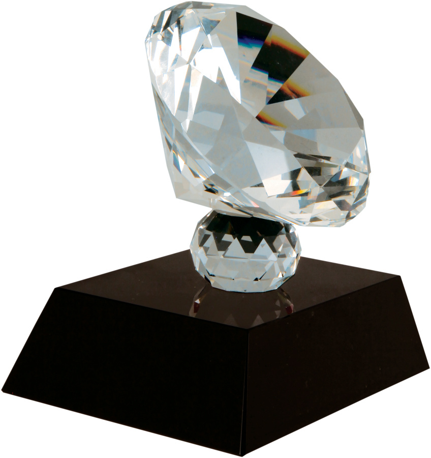 Diamond Crystal Medal-Black Base
