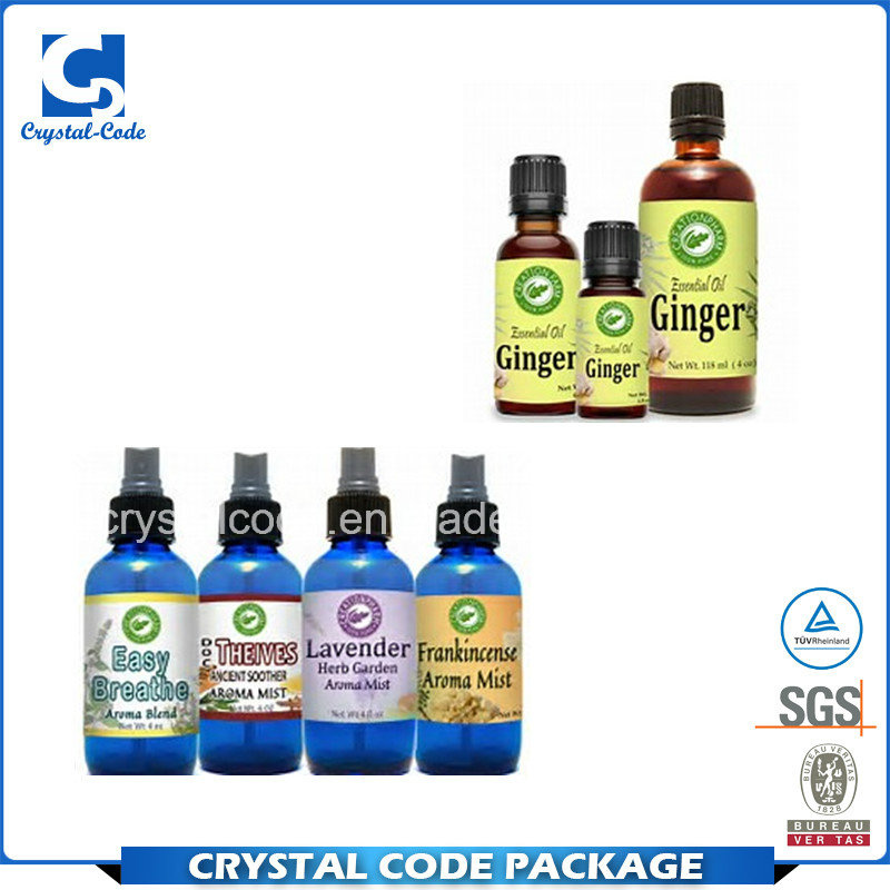 Fashion Style Essential Oils Private Sticker Label