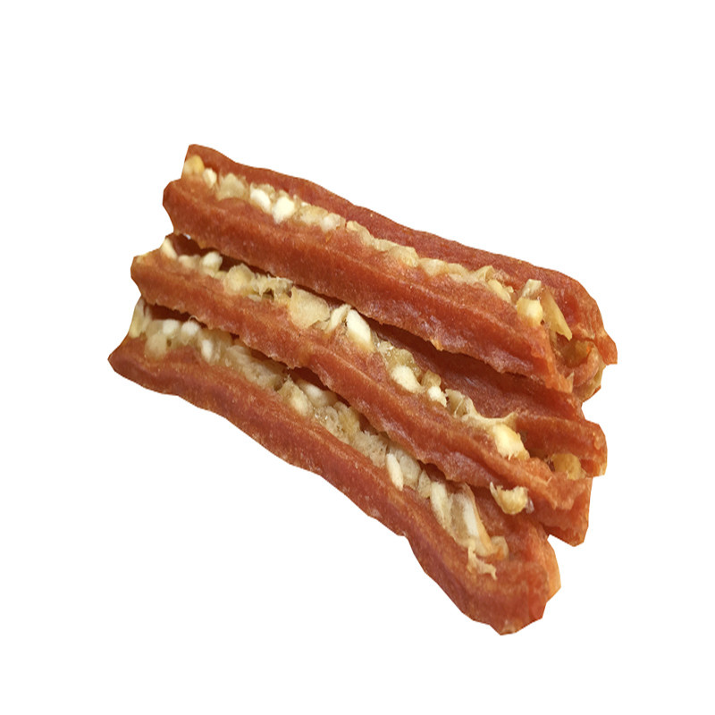 Meat Puree Series Multiple Duck and Rawhide Slices Dog Feed