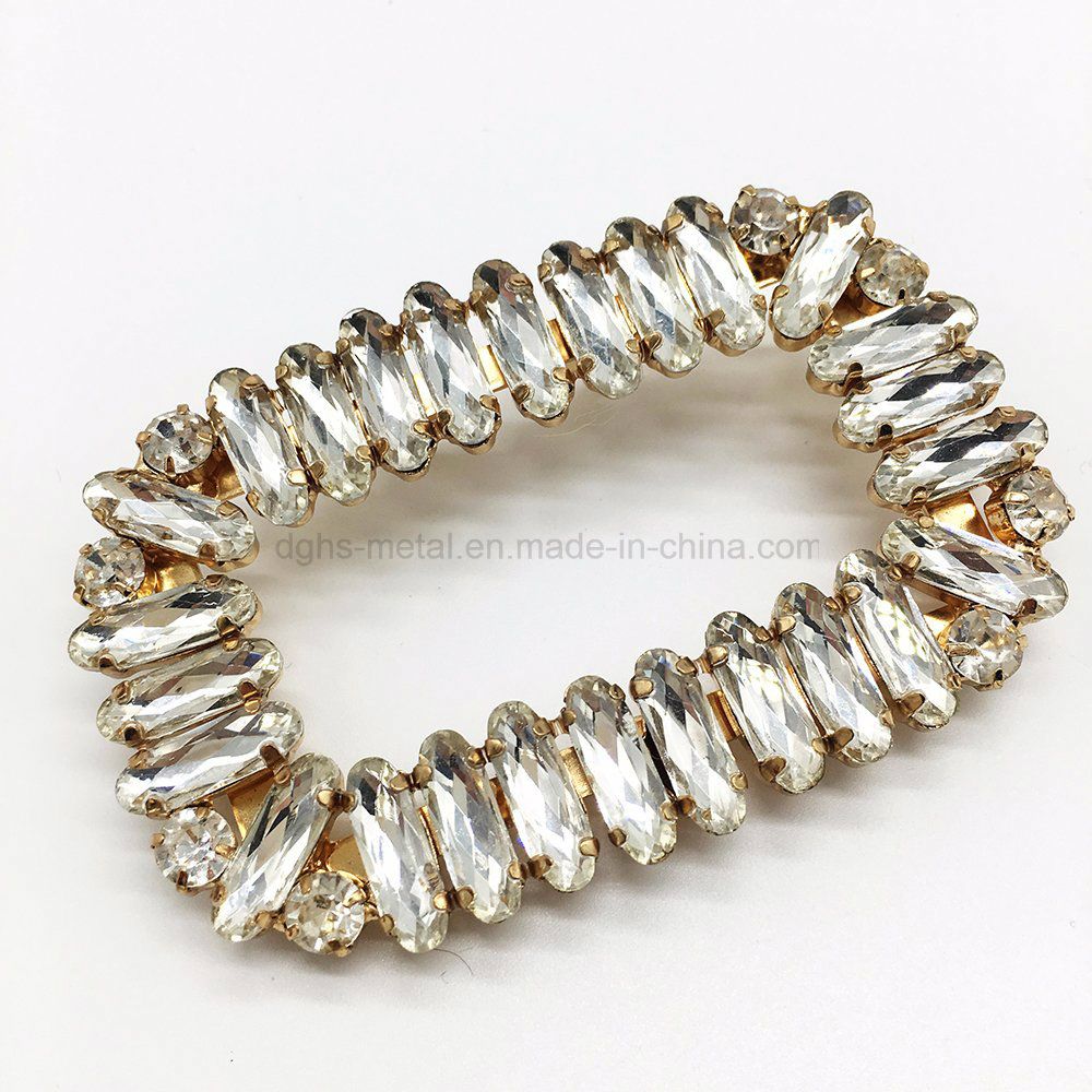2017 New Crystal Stones Boots Buckle for Womens Dress Shoes Hat