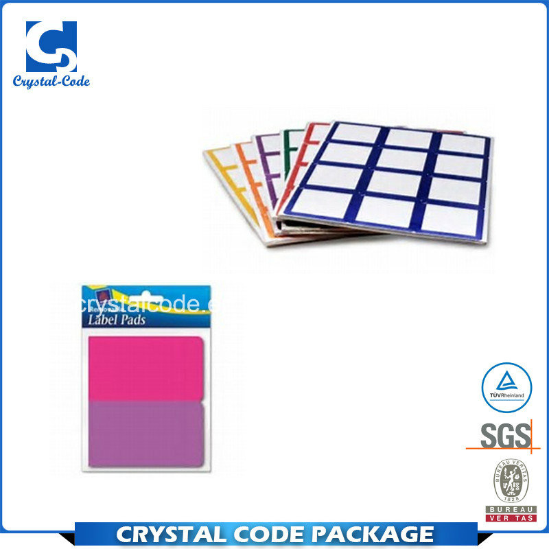 Top Quality Pirnted Removable Adhesive Stickers Labels
