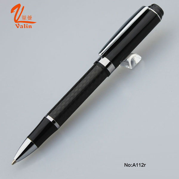 Carbon Fiber Promotional Metal Ball Pen with Customized Logo