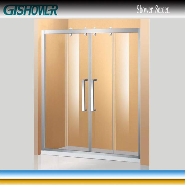 Stainless Steel Frame 1600 Large Majestic Shower Screen (BP0242)