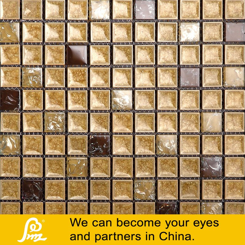Ceramic Mosaic with Cracker Art (B01)