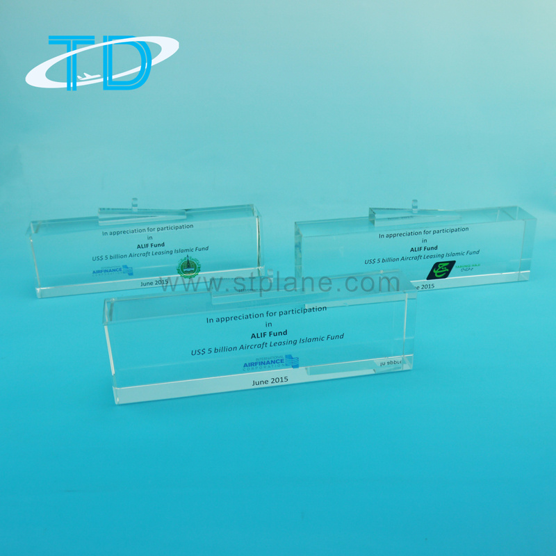 Plane Model for Crystal Stand Aircraft Model Stand
