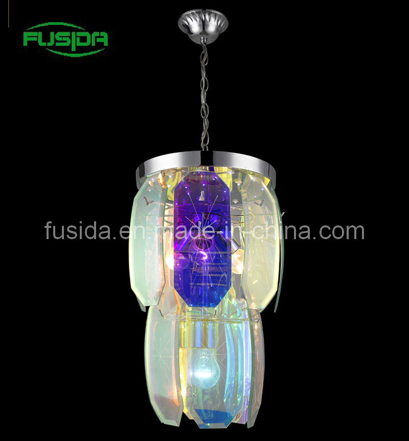 Mix Color Glass Light LED Pendant Lamp (D-9275/3+1)