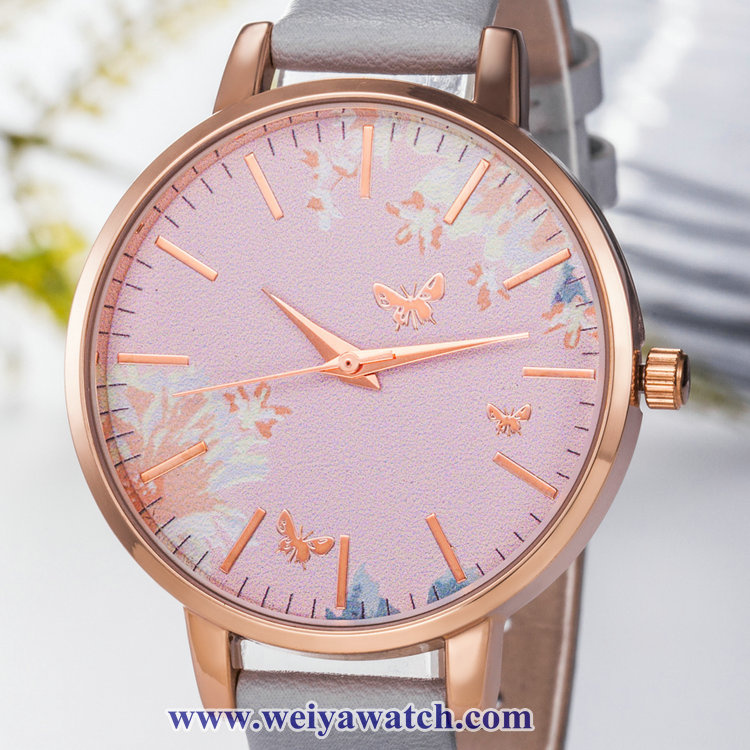 OEM Custom Ladies Quartz Wist Watches, Lady Watch (WY-17036B)