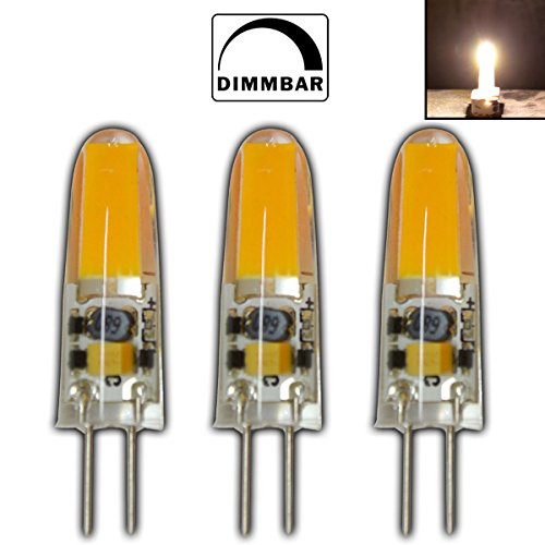 Super Bright Dimmable LED AC DC12V 3W G4 LED Light