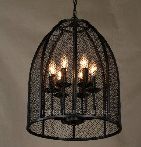 High Quality Mesh Indoor Decoration Creative Bar Shop Chandelier Lamp