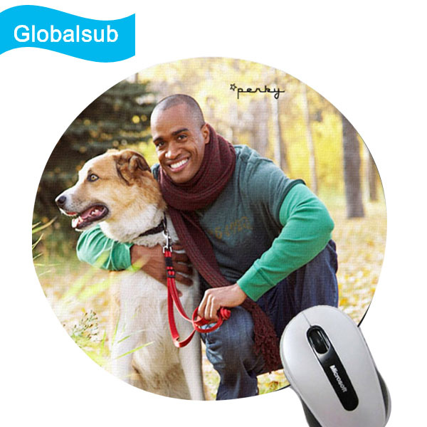 Sublimation Custom Printed Round Rubber Mouse Pad