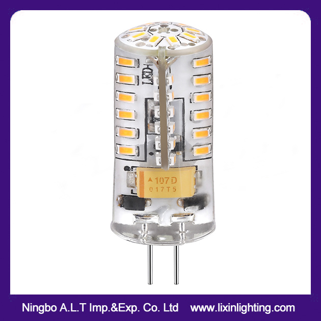 G4 SMD 3014 Silicone Crystal LED Mini Bulb for Crystal Chandelier and Boat Spot Light
