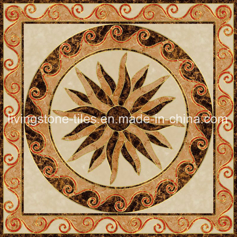 Crystal Golden Puzzle Tiles Made in Foshan