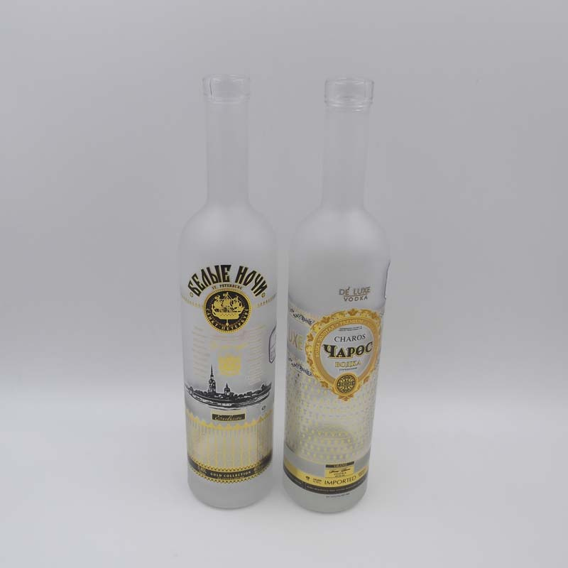 Vodka Drinking Glass Bottle 75cc Alchohol Liquor Bottle