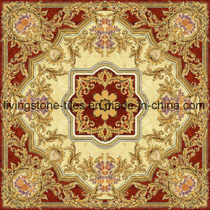 1200*1200mm 4 in 1 Red Carpet Designs Puzzle Floor Tile