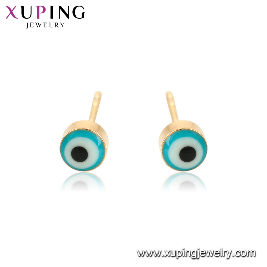 23017 Fashion 18K Gold Plated Cubic Zirconia Earring