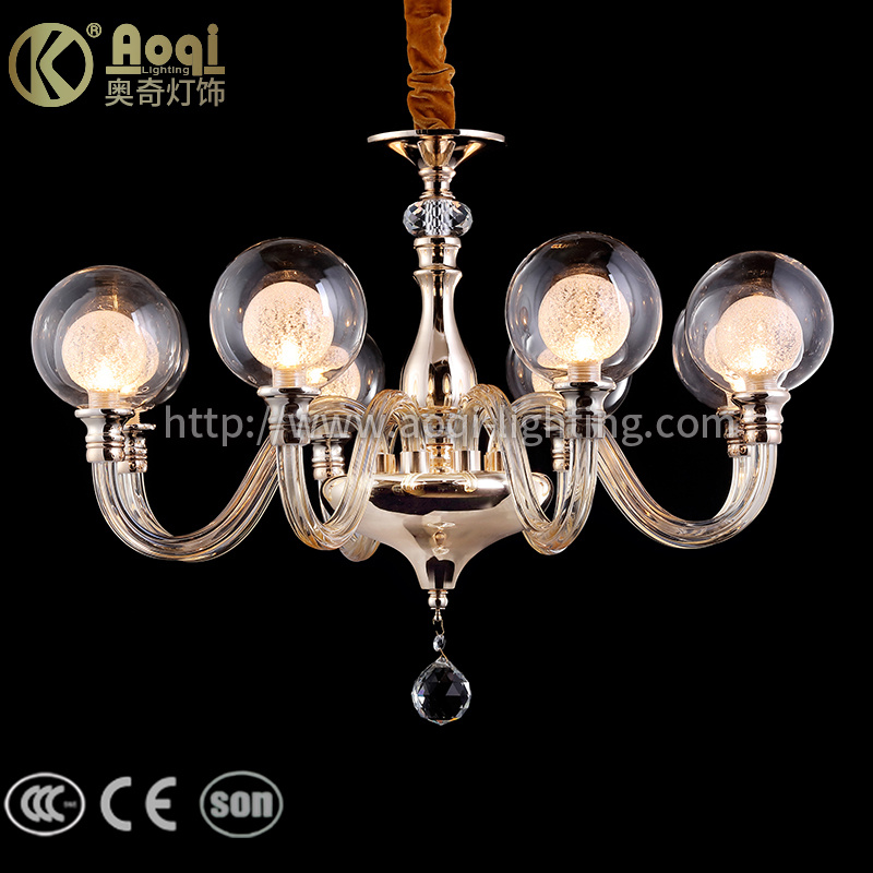 Newest Simple Glass Ball Chandelier Light