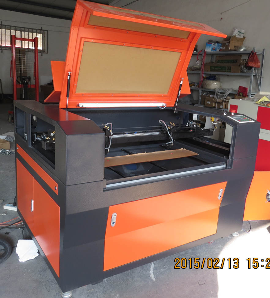 Double Heads CO2 Laser Engraver Cutter Flc9060d