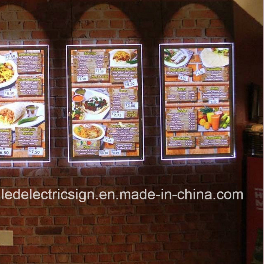 Wall Mounted LED Menu Signboard