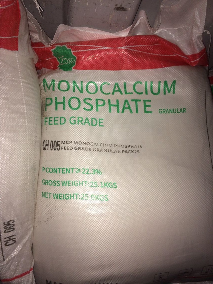 22% Monocalcium Phosphate (MCP) Feed Grade Animal Nutrition Feed Additives Wholesale