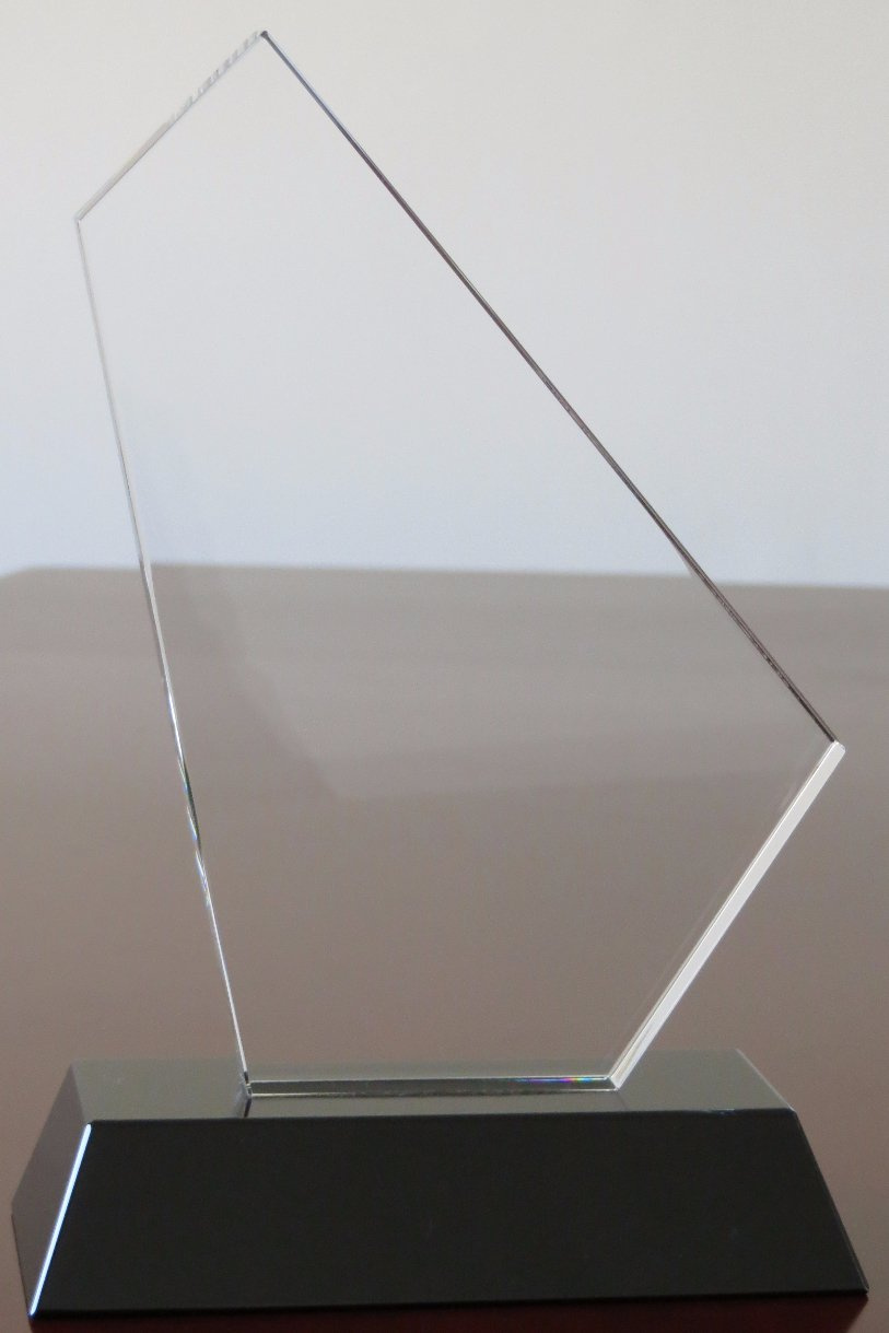 Crystal Apogee Award - Optical Black Base