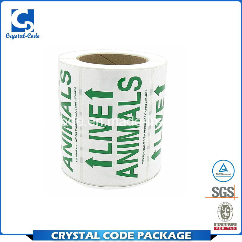 in Many Styles Custom Logo Stickers Labels