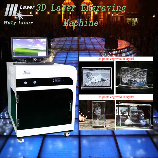 Best Price of 3D Crystal Laser Engraving Machine for Sale, 3D Crystal Laser Engraving Machine with Large Applications
