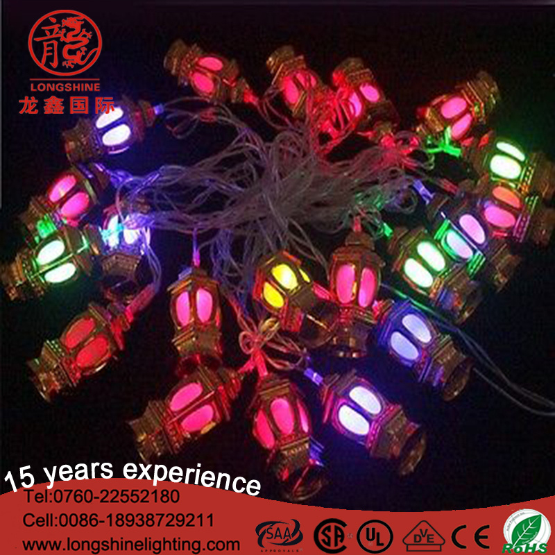 LED Eid Crystal Lantern Home String Light for Ramadan Ligting Decoration.