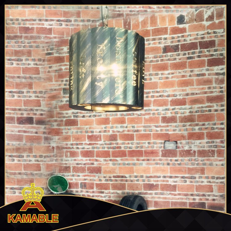 New Hanging Letter Iron Pendant Lamp (AT403P-1)