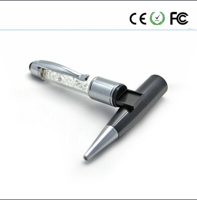 Crystal Style Pen Shape USB Flash Drive