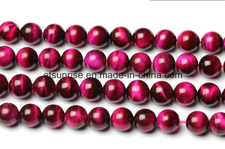Semi Precious Stone Red Tiger Eye Crystal Bead