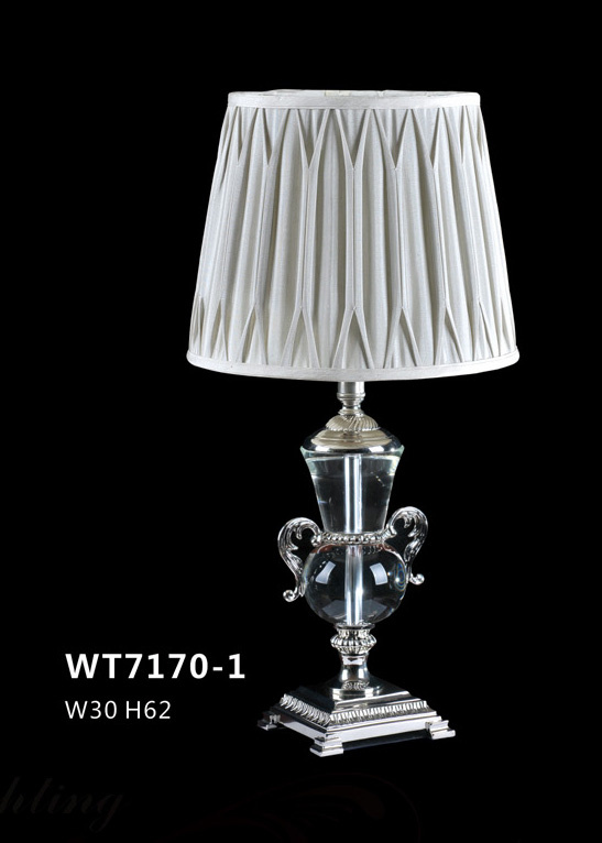 Hotel Elegantly Decorated Crystal Table Lamp (WT7170-1)