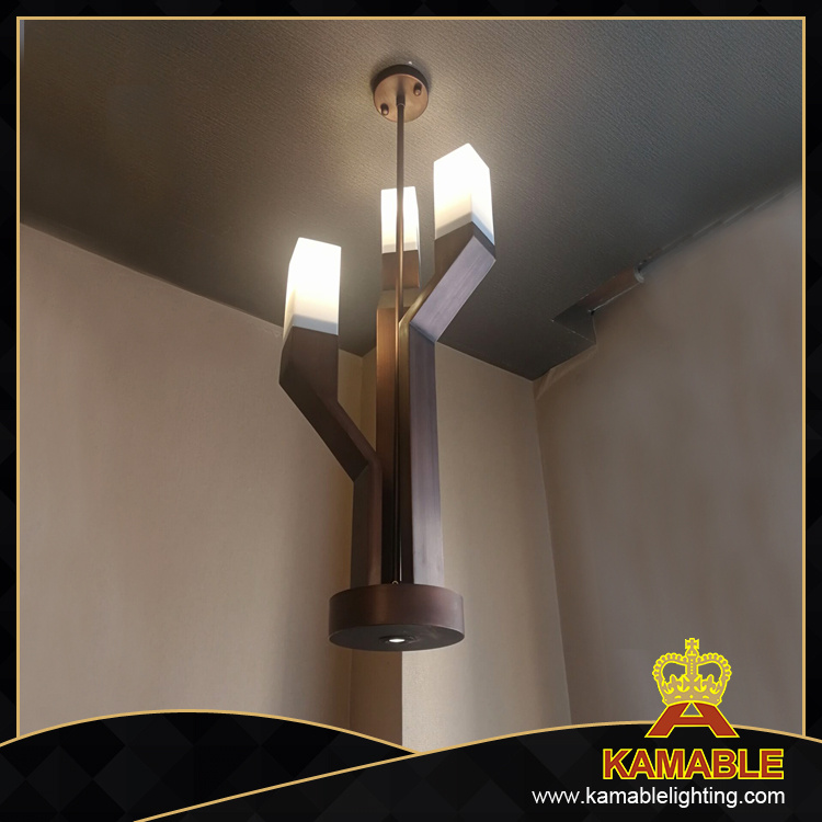 Modern Metal Acrylic Decorative Hanging Lamp (KAP6117-3)
