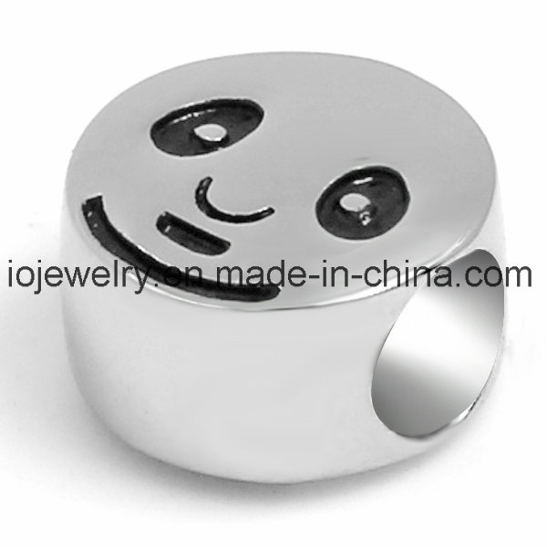 Personalized Jewelry Smiling Face Charm Bead