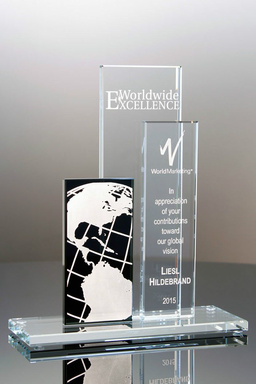Tower of Success Glass Award (#1851)