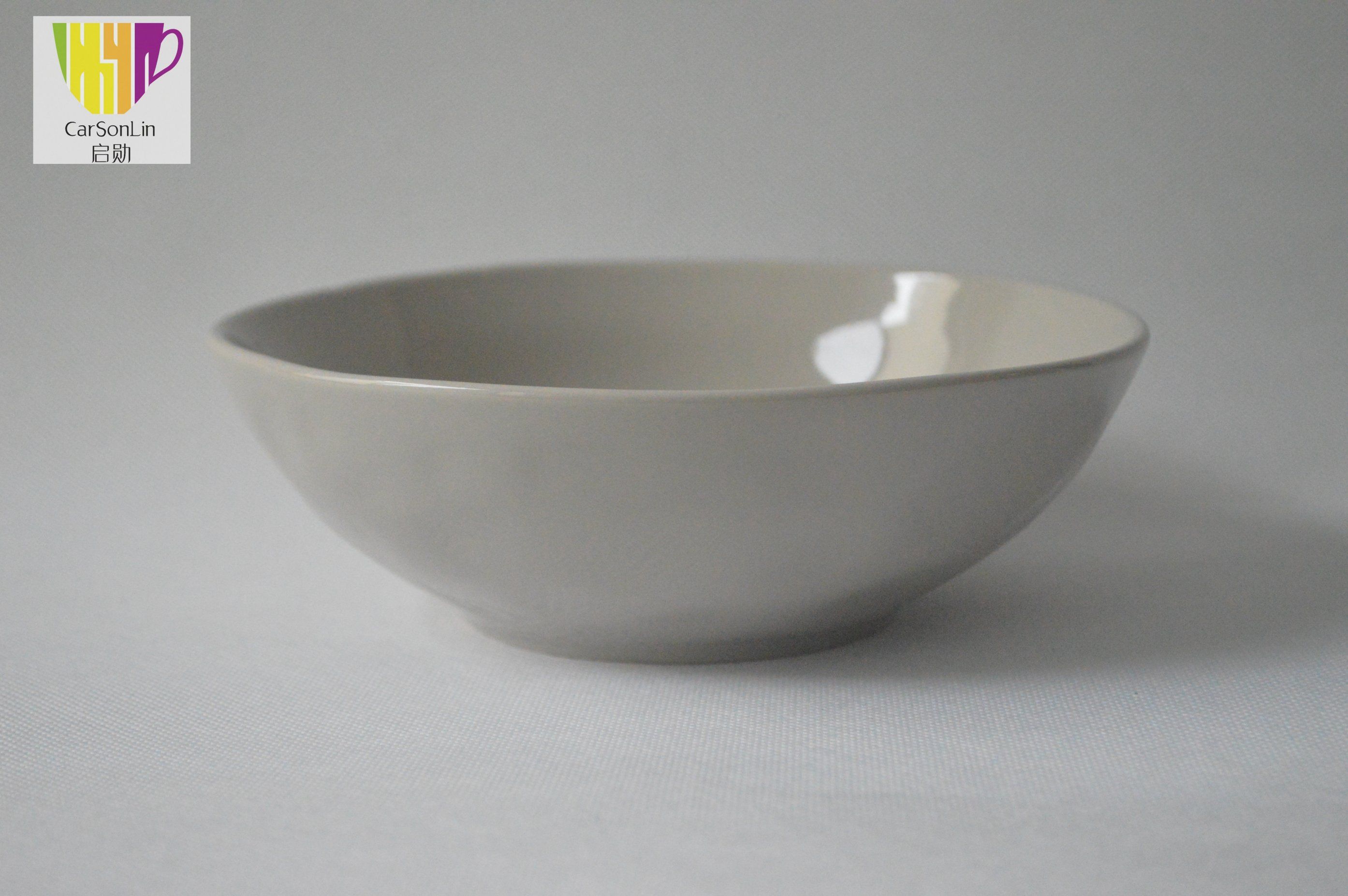 Four Sweet Color Ripple Glaze Ceramic Bowl