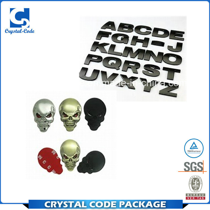 Customized Colored Metal Decal Labels Stickers
