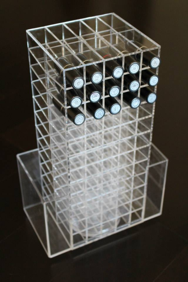 Spinning Acrylic Lipstick Holder Organizer