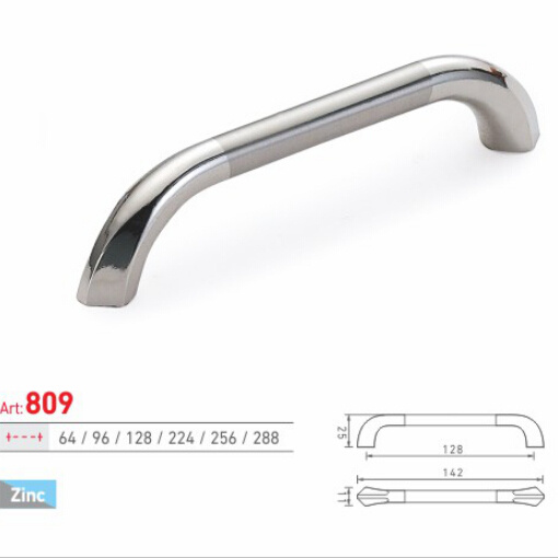 Modern Simple Design Zinc Alloy PC Finish Cabinet Handle (809)