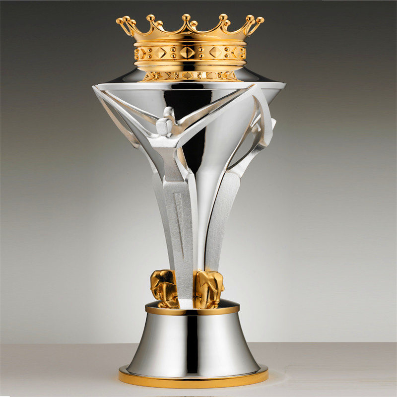 Customized Metal Silver Souvenir Trophy