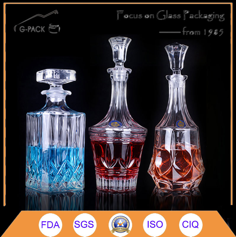 Customized Glass Wine Bottle for Liqueurs