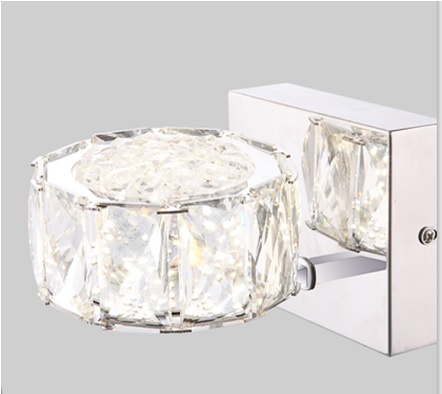 Modern 8W LED Crystal Wall Lamp (LED-15116-1)
