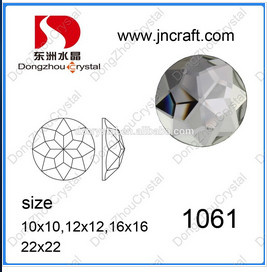 Flat Back Glass Beads for Crystal Jewelry