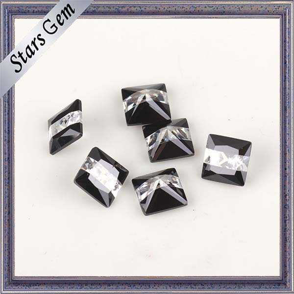 Beautiful Black and White Muuiti-Color Cubic Zirconia for Jewelry
