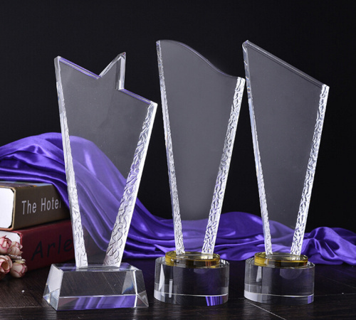 Elegant Crystal Trophy Awards for Souvenir Gift