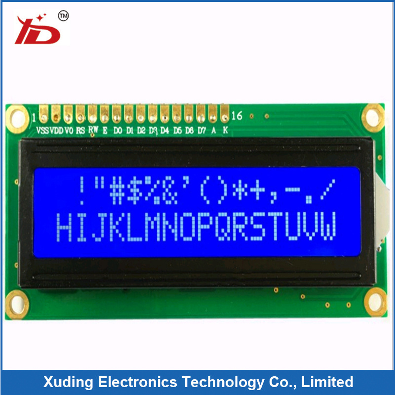 COB LCM 16*2 Resolution High Brightness LCD Display Capacitive